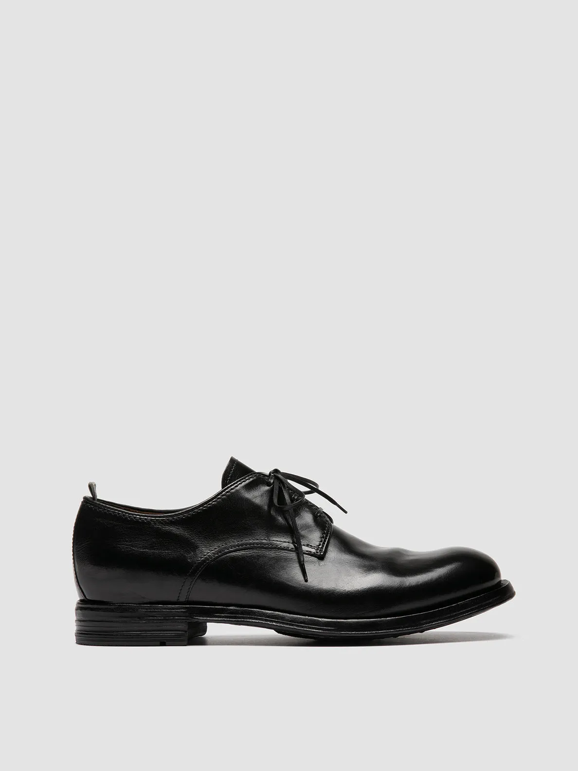 Stable Walk BALANCE 019 - Black Leather Derby Shoes