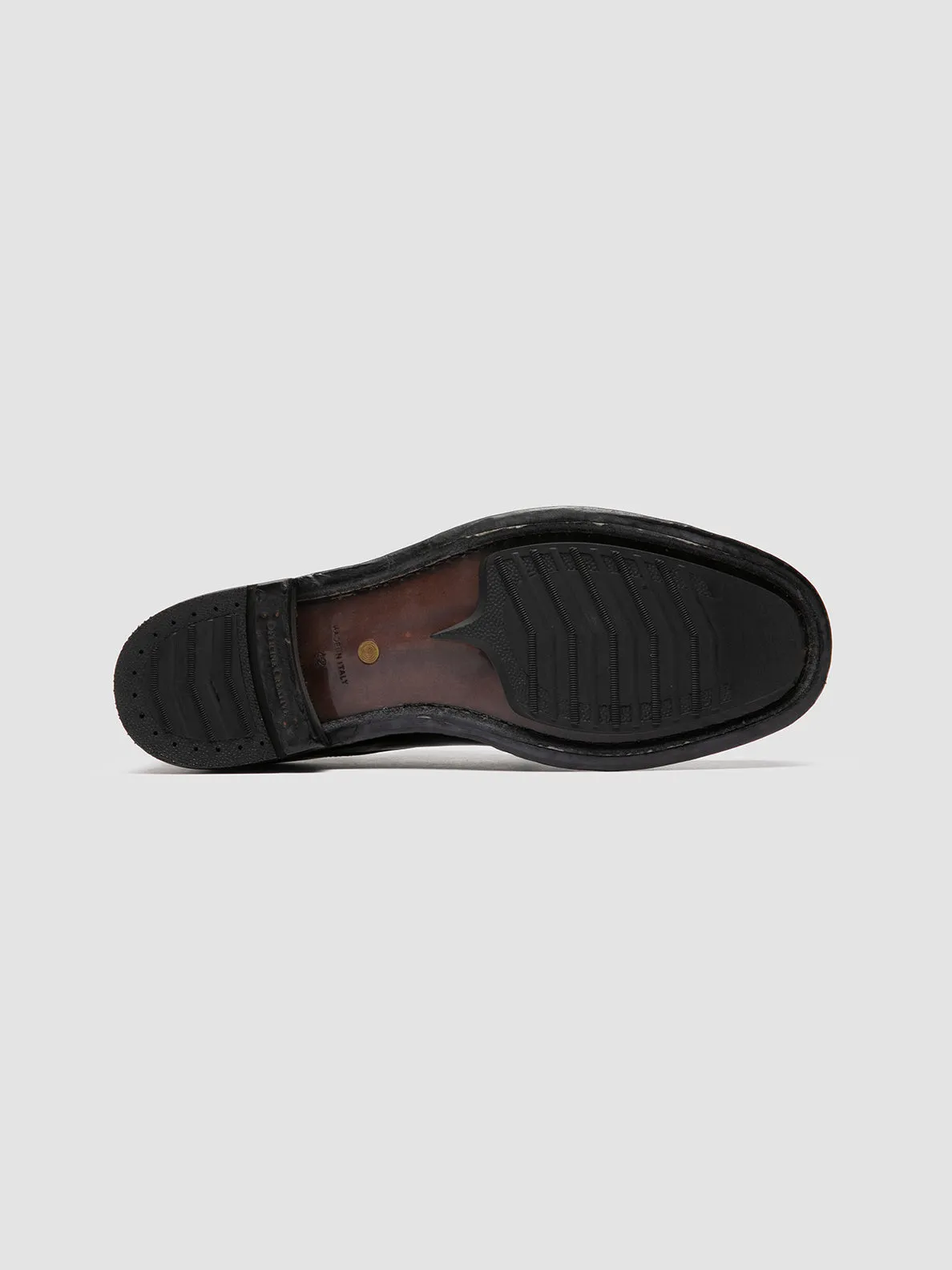 Active Step Dynamic Step BALANCE 019 - Black Leather Derby Shoes