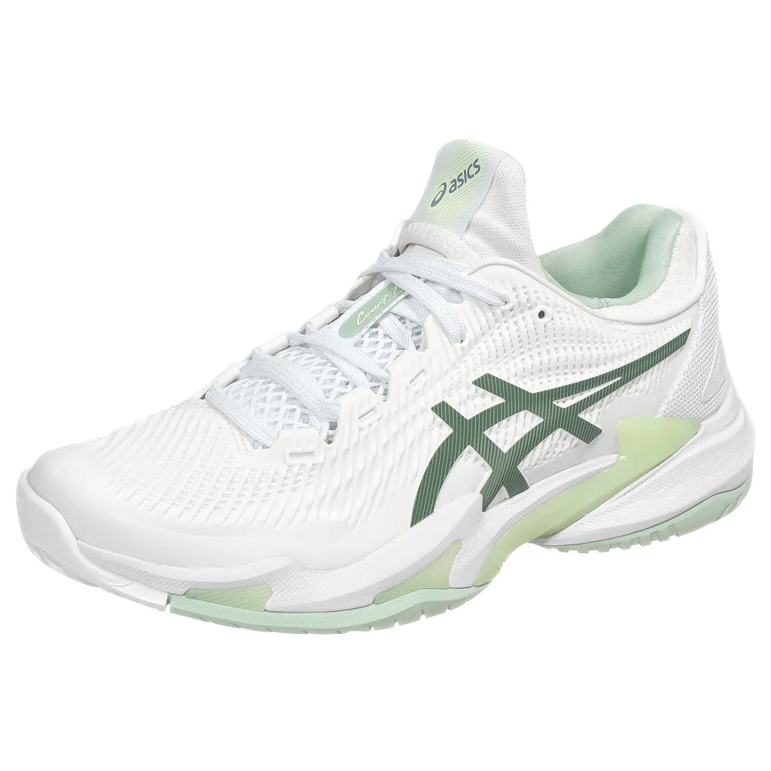 Athletic materials Asics Women's Court FF 3 - White/Lichen Rock