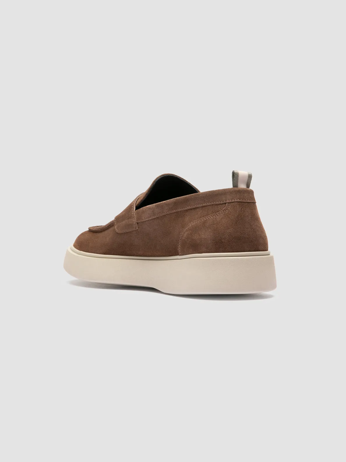FRAME 001 - Brown Suede Penny Loafers Style Runner Urban Gear