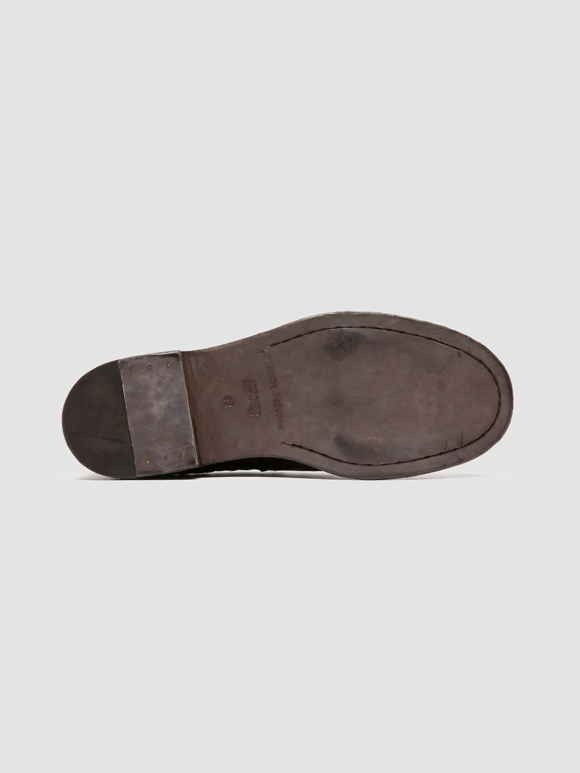 RUGGED 008 - Brown Leather Penny Loafers Full-Support Energy Walk