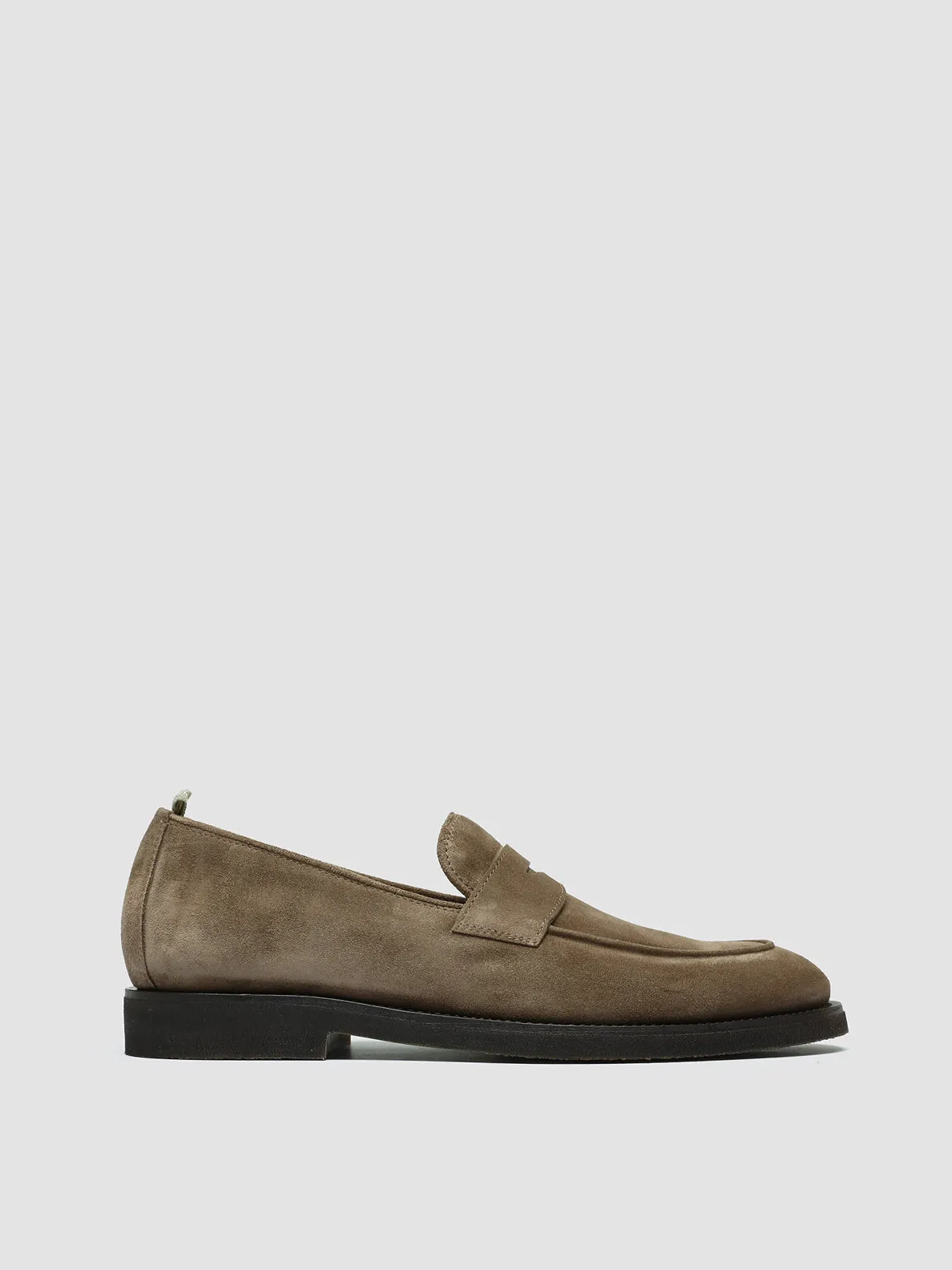 OPERA FLEXI 101 - Taupe Suede Penny Loafers Breathable Design Core training