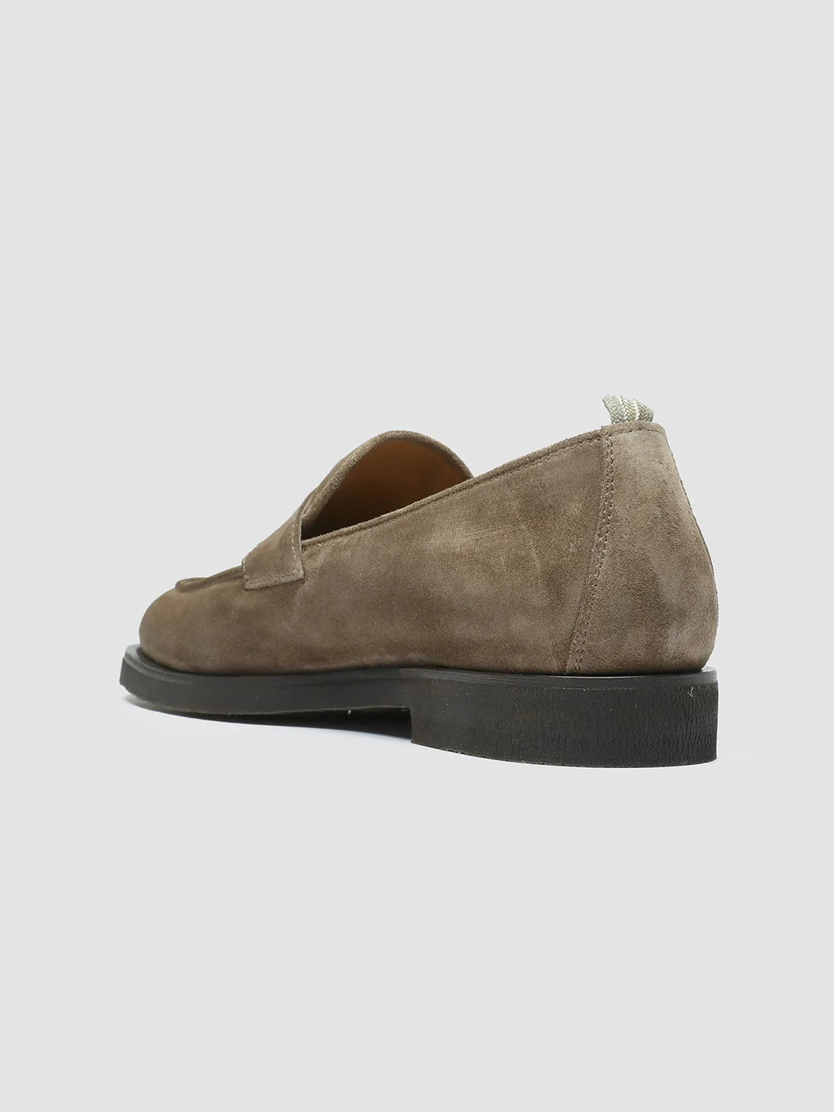 OPERA FLEXI 101 - Taupe Suede Penny Loafers Walk Ease