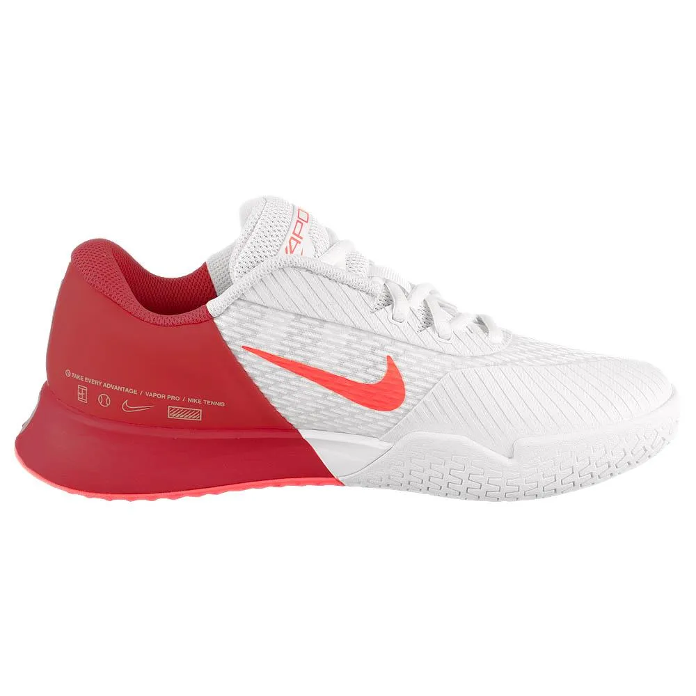 Nike Women's Air Zoom Vapor Pro 2 - White/Hot Punch Casual Favorite