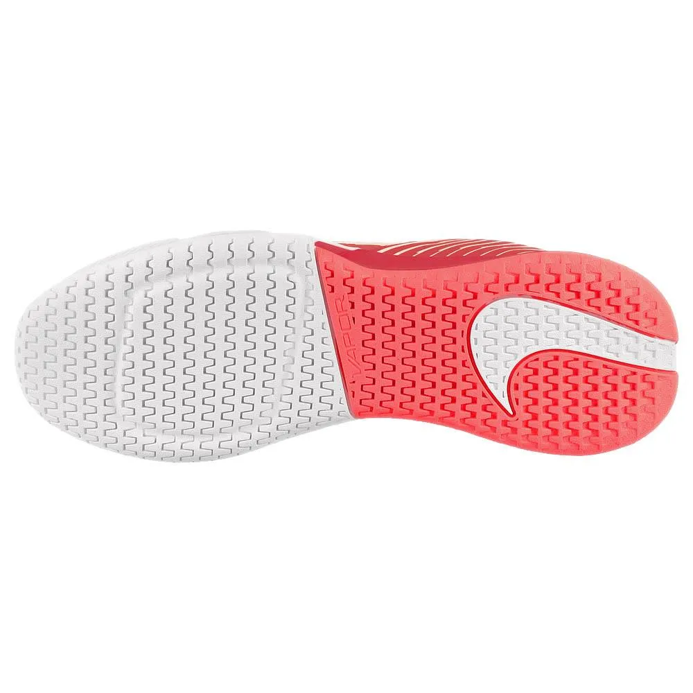 Professional Fit Low Profile Nike Women's Air Zoom Vapor Pro 2 - White/Hot Punch