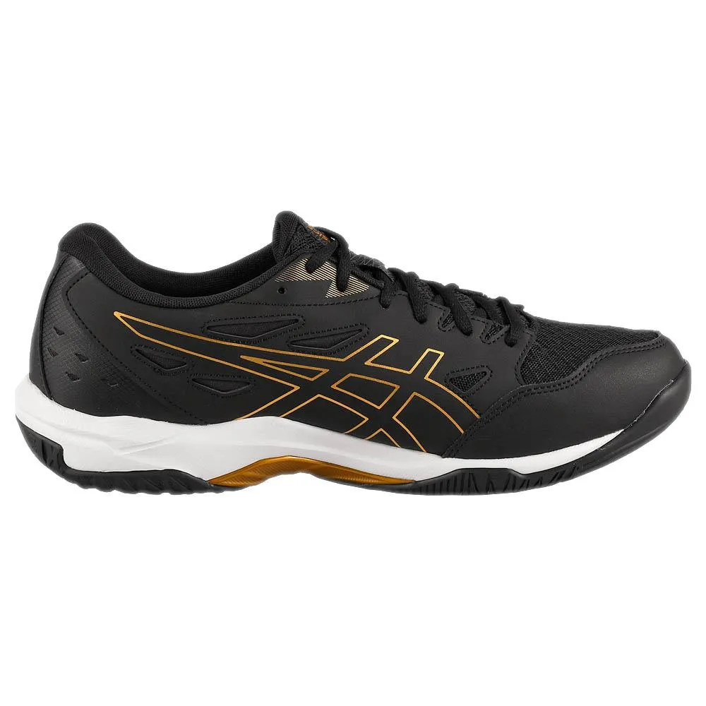 Form One Asics Men's Gel-Rocket 11 - 2E Width - Black/Pure Gold
