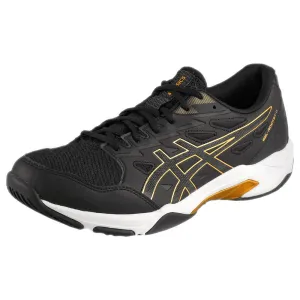 Asics Men's Gel-Rocket 11 - 2E Width - Black/Pure Gold Adventure Secure Flex