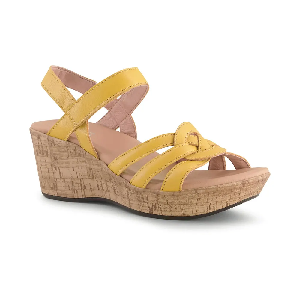 Tropical Wedge Sandal (112113) Tailored lining All-day lining