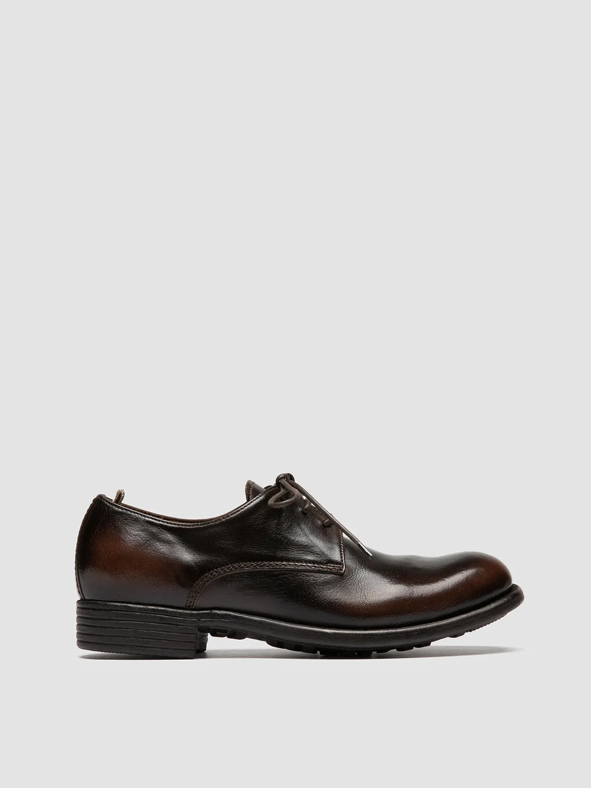 Valley Run Versatile Wear CALIXTE 068 - Brown Leather Derby Shoes