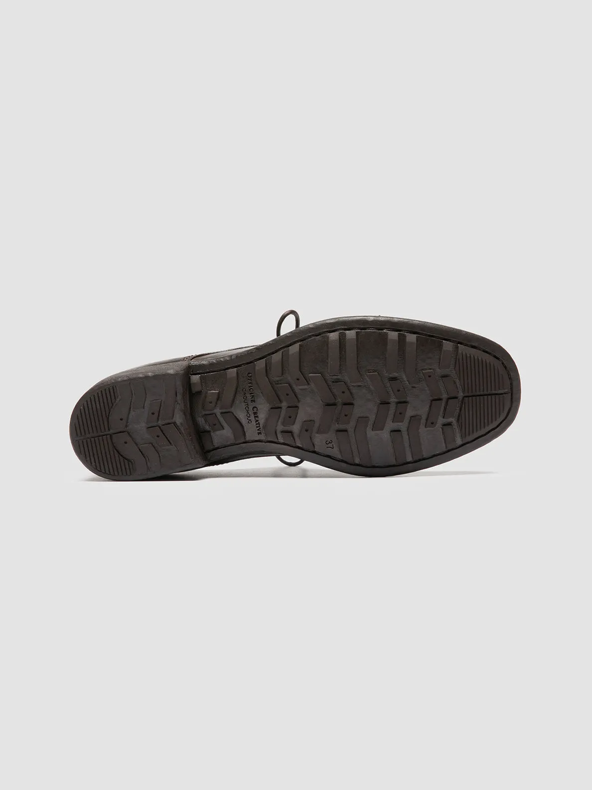 CALIXTE 068 - Brown Leather Derby Shoes Tree Hike