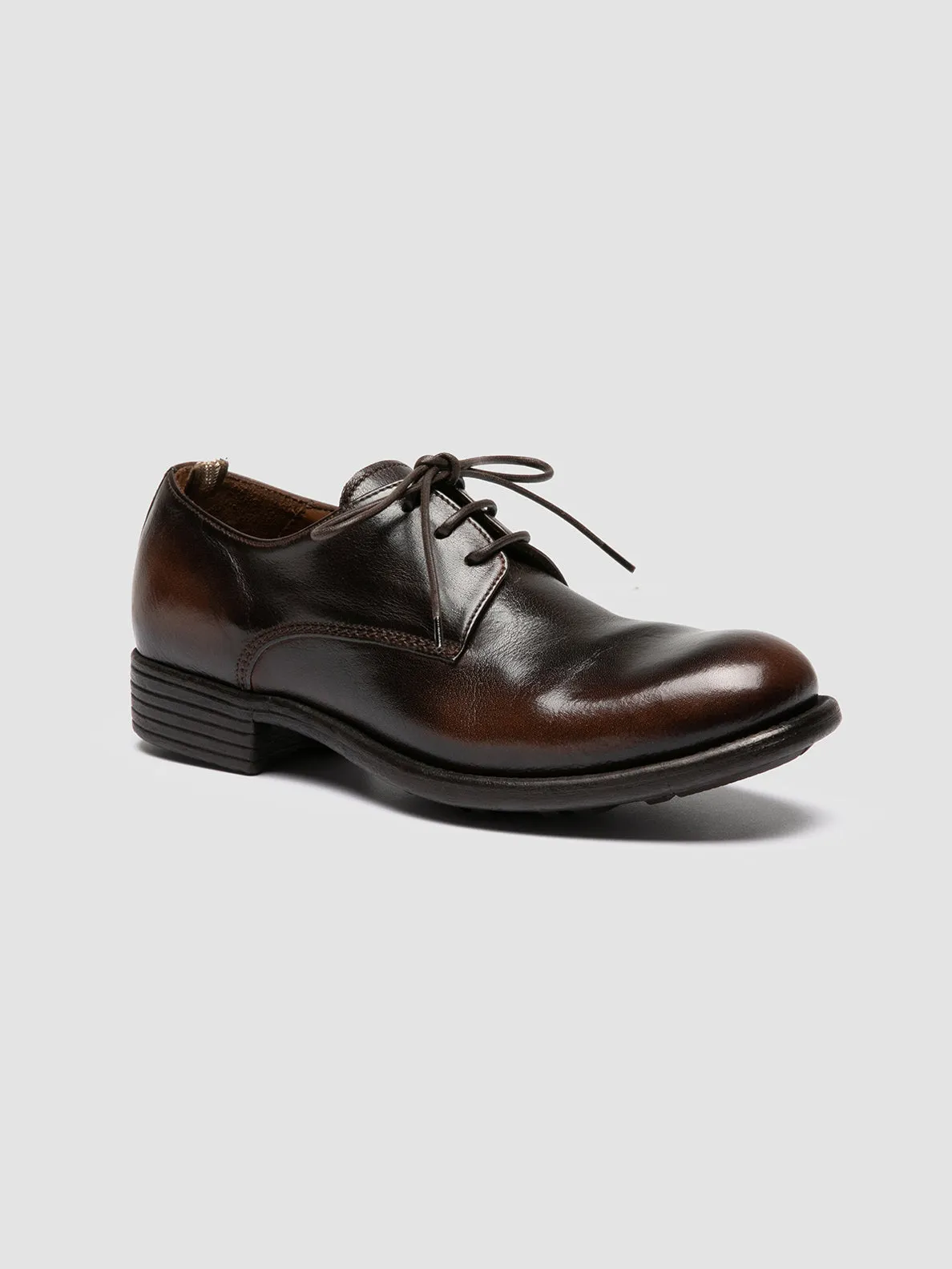 Urban Comfort Flexible Build CALIXTE 068 - Brown Leather Derby Shoes