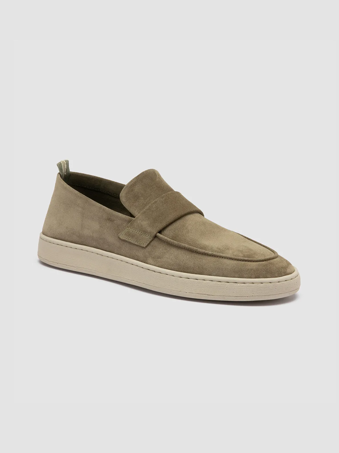 Cool Fit HERBIE 001 - Taupe Suede Penny Loafers