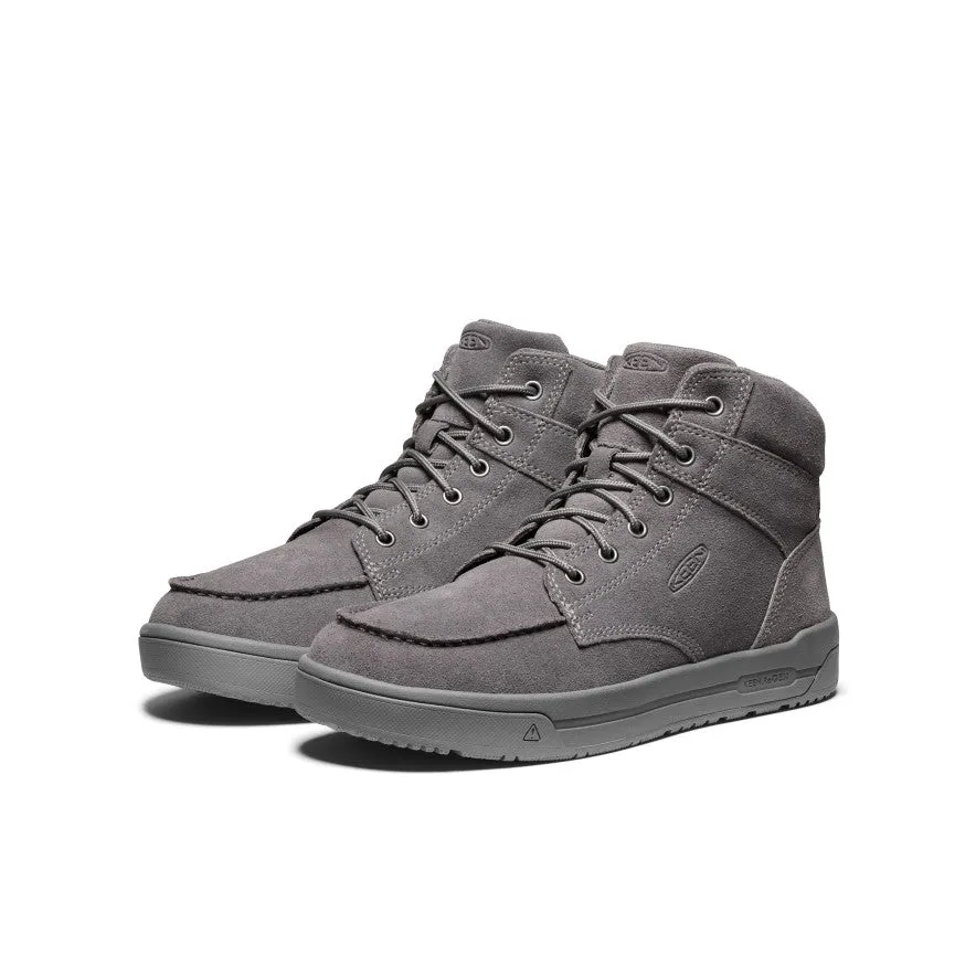 Cushioned Base Men's Gibson Boot (Soft Toe)  |  Steel Grey/Steel Grey