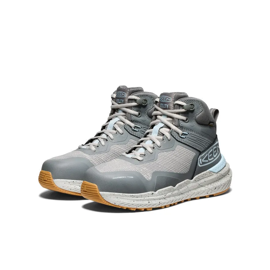 All-Season Wear Comfortable Boots Women's Synchro Waterproof Work Boot (Carbon Toe)  |  Steel Grey/Gum