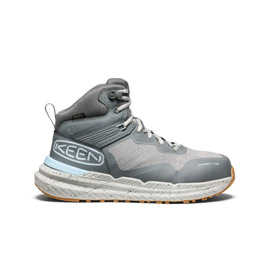 Women's Synchro Waterproof Work Boot (Carbon Toe)  |  Steel Grey/Gum Long Walk