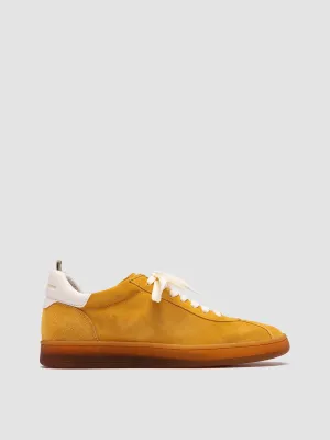 Quick Lifestyle DESTINY 101 - Yellow Leather and Suede Sneakers