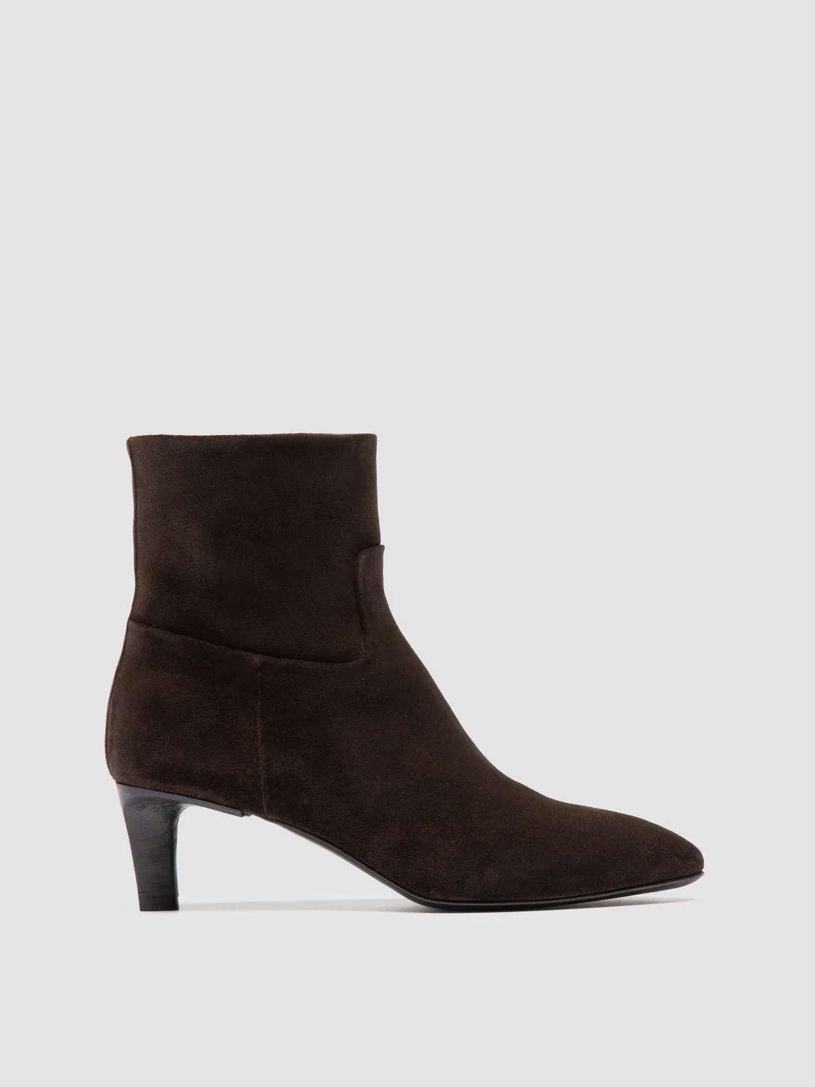 Hop Hike SUZY 005 - Brown Suede Zipped Boots