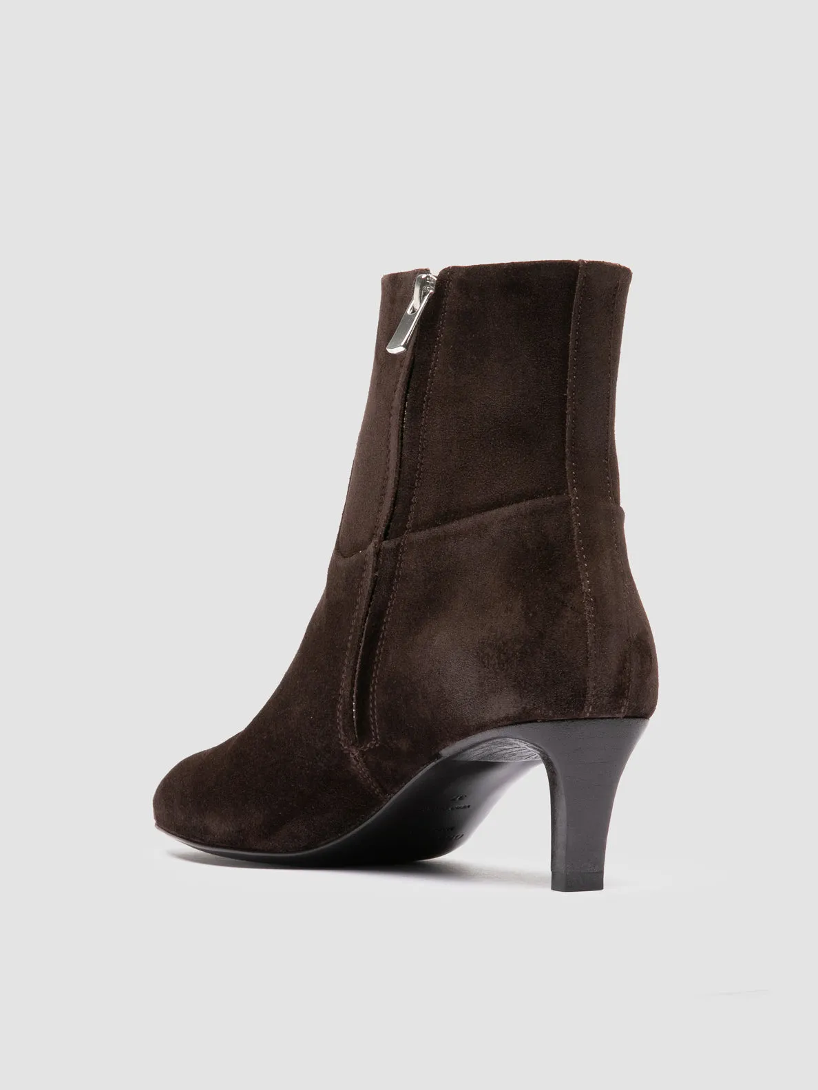 Partner Hike Trendy Fit SUZY 005 - Brown Suede Zipped Boots