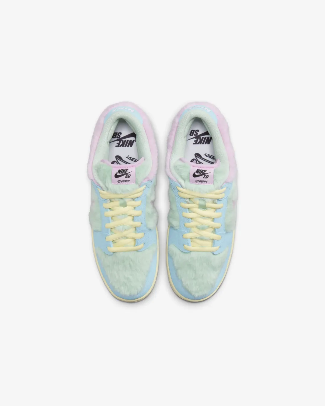Play Hard Height Plus Nike SB Dunk Low Pro x Verdy 'Blue Gaze and Enamel Green' Sneakers