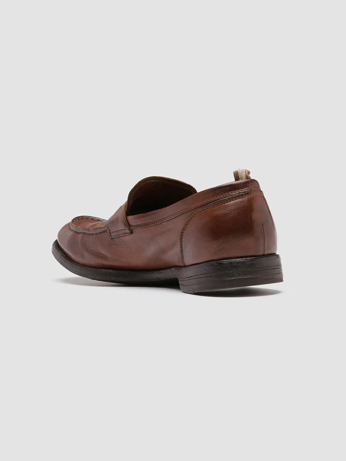 ARC 509 - Brown Leather Penny Loafers Sleek cushioning