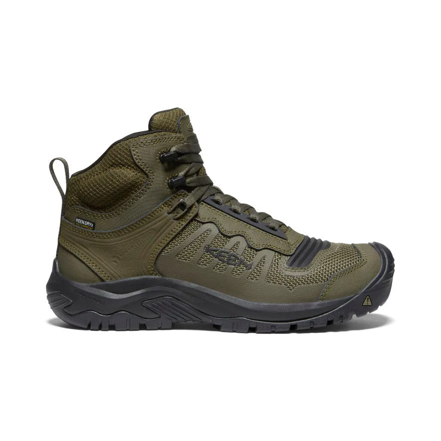 Functional Form Men's Reno Waterproof Mid (Soft Toe)  |  Dark Olive/Black