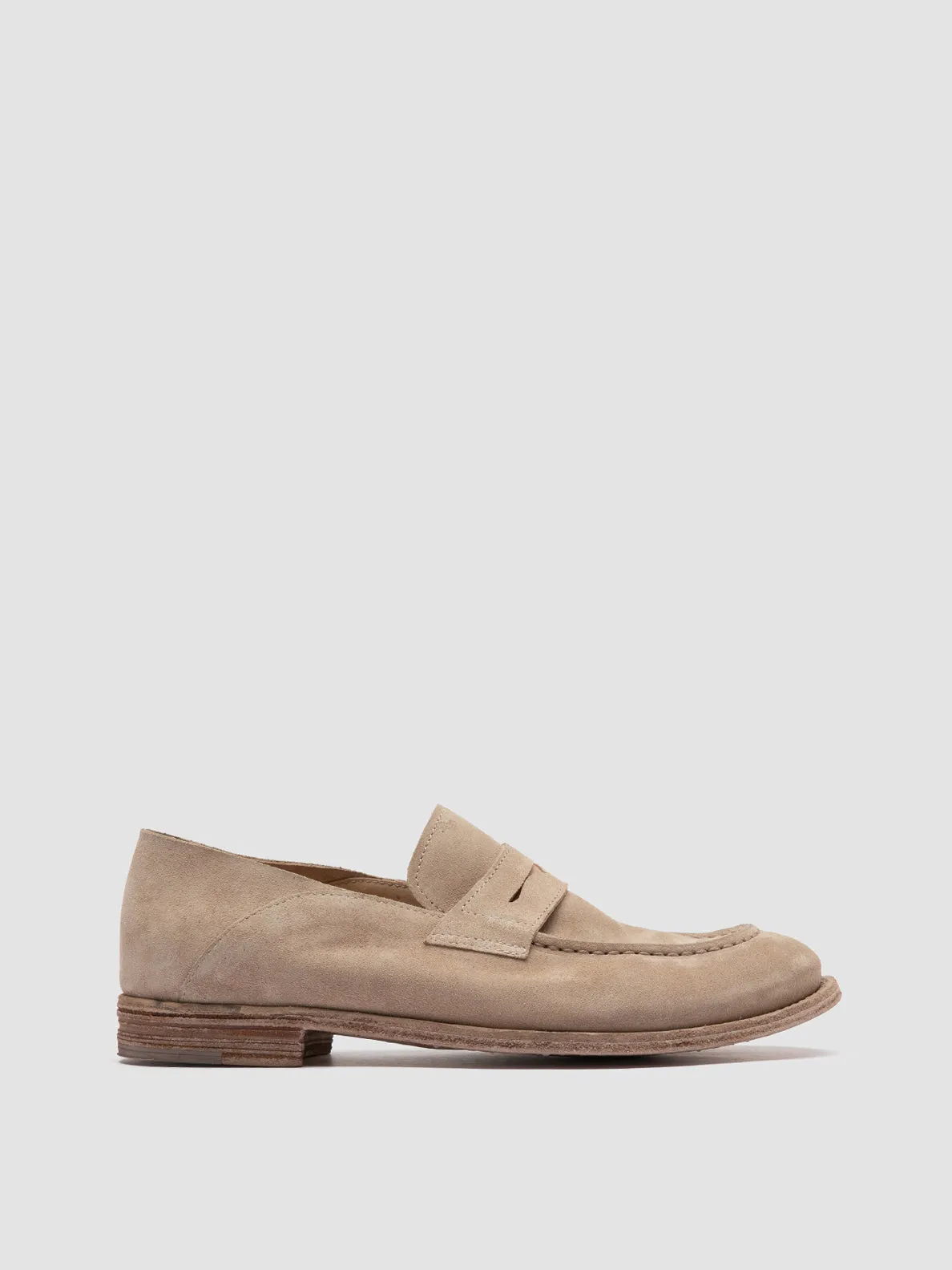 LEXIKON 516 - Beige Suede Loafers Free Path Lane