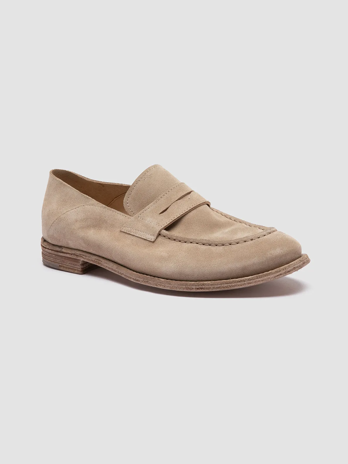 LEXIKON 516 - Beige Suede Loafers Freedom Move