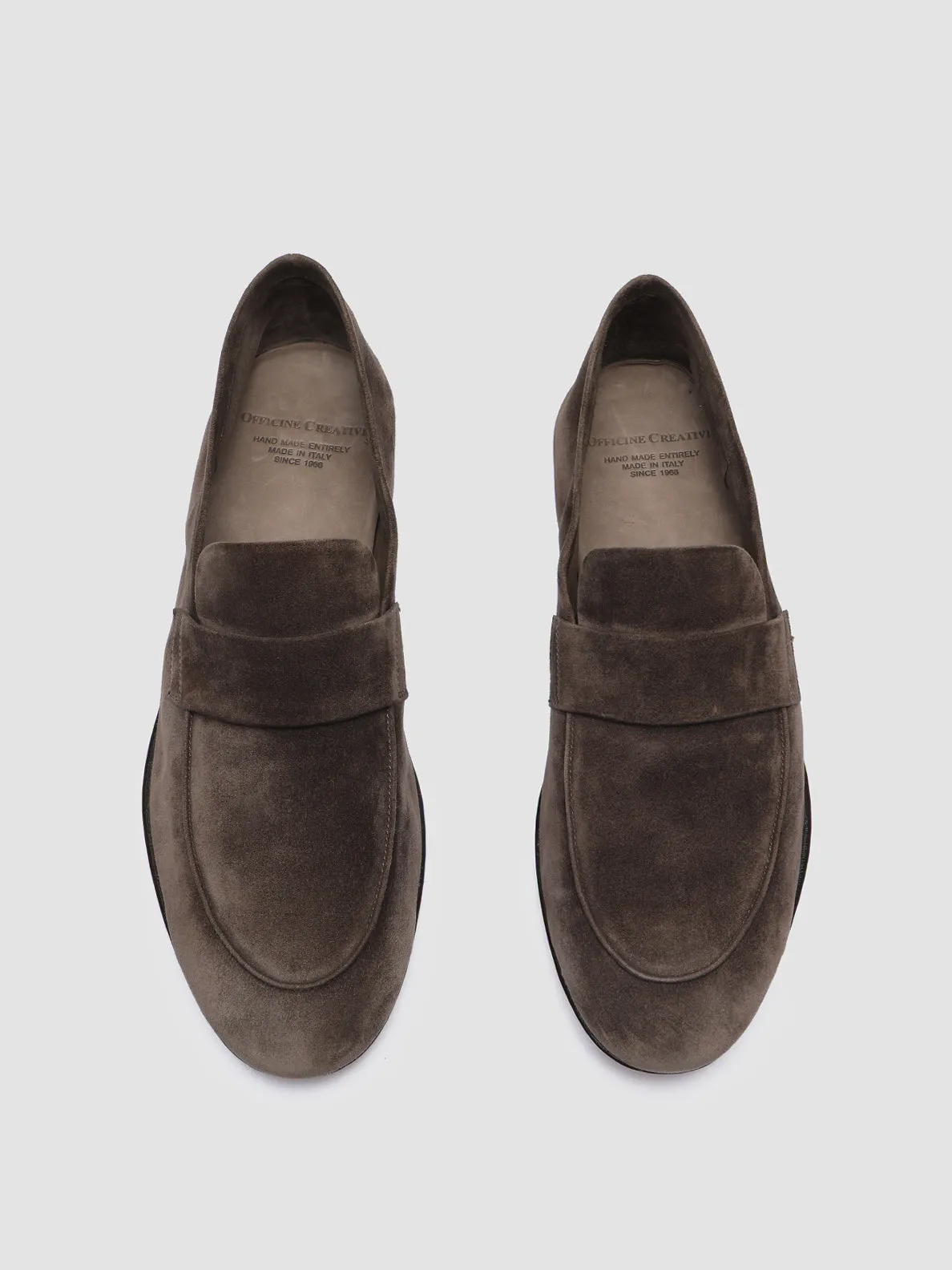 AIRTO 001 - Brown Suede Loafers Fabric Upper Urban Luxury