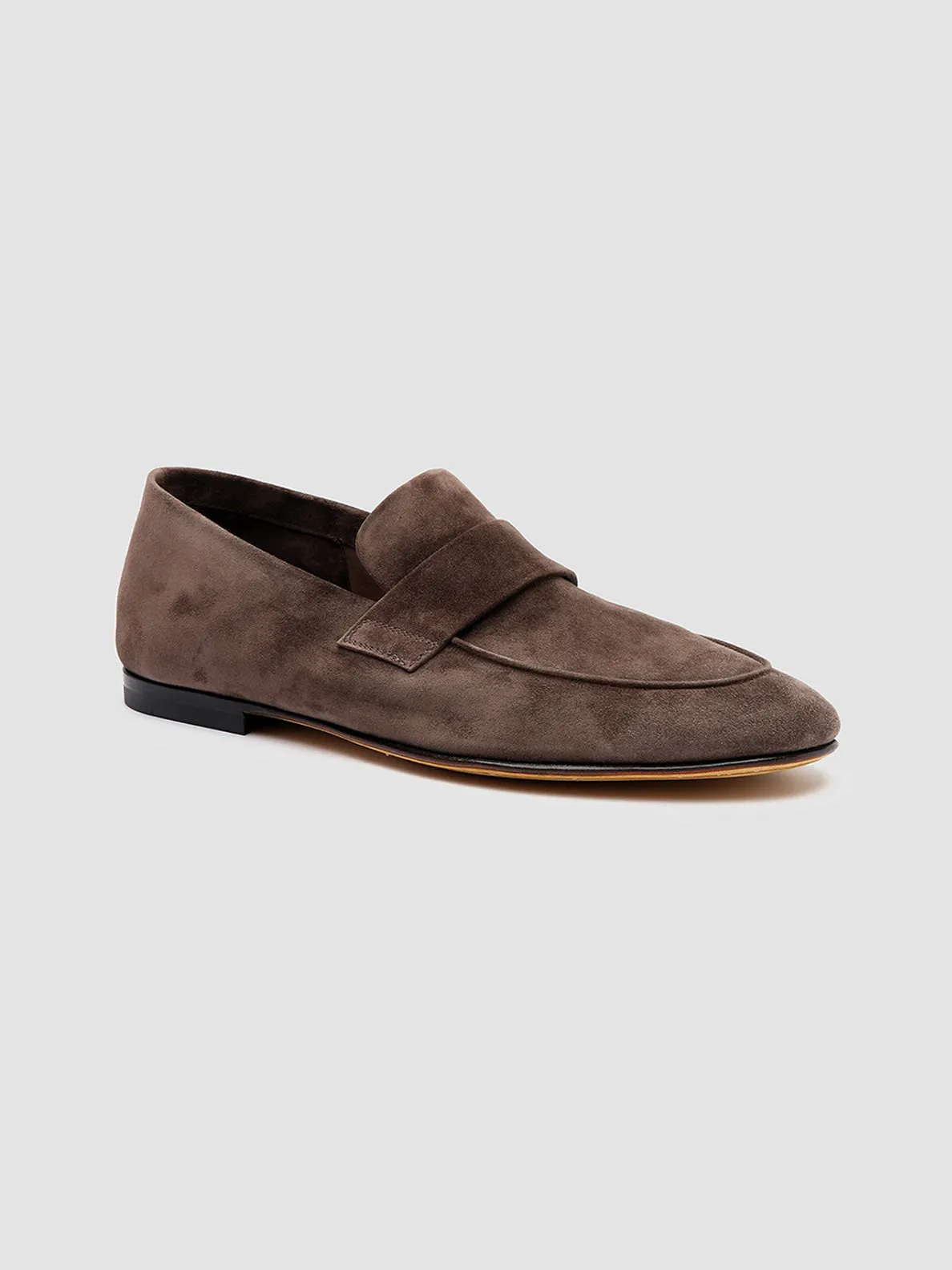 Layered cushioning Optimal flair AIRTO 001 - Brown Suede Loafers