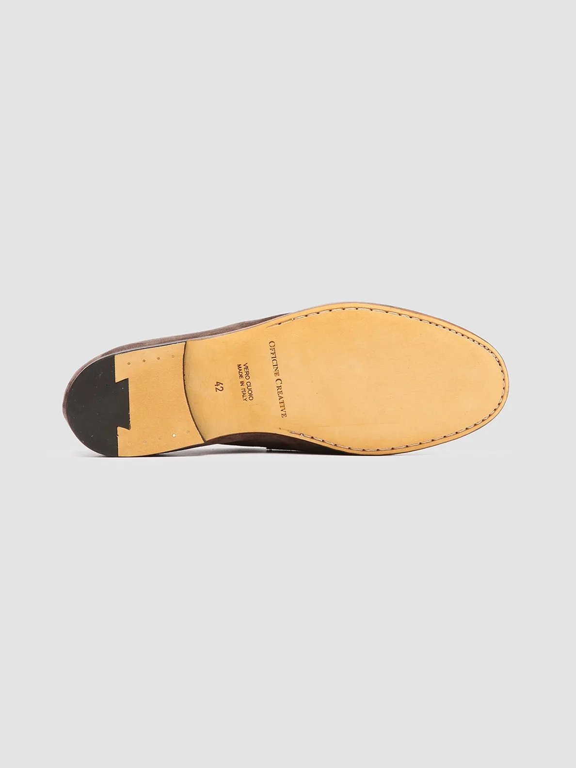 Stretch Fabric Classy flair AIRTO 001 - Brown Suede Loafers