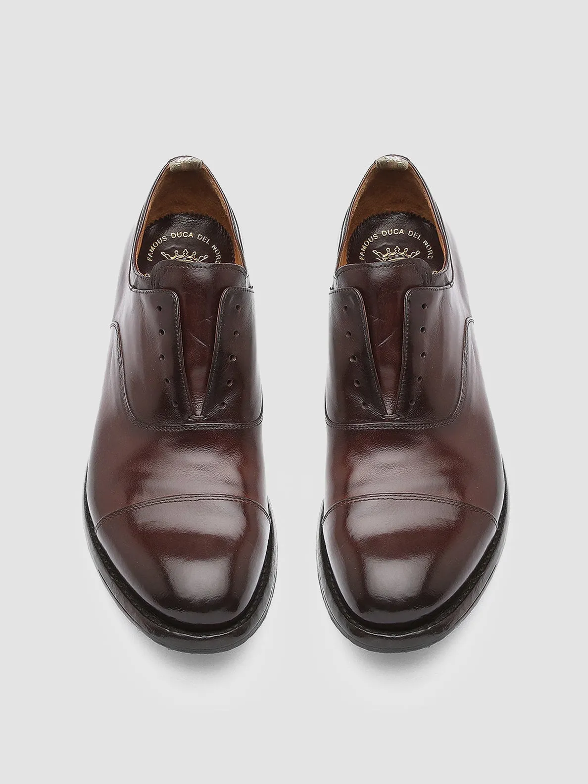 ANATOMIA 015 - Dark Brown Leather Oxford Shoes Extra Padding