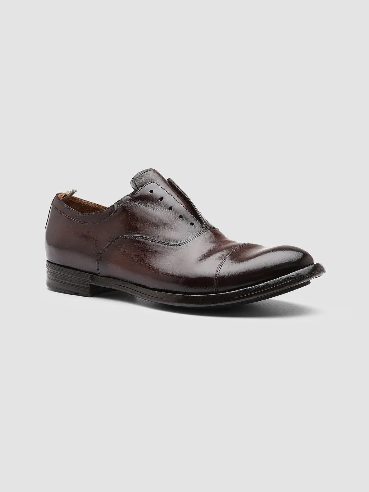 Lightweight Build Outfit Complete ANATOMIA 015 - Dark Brown Leather Oxford Shoes