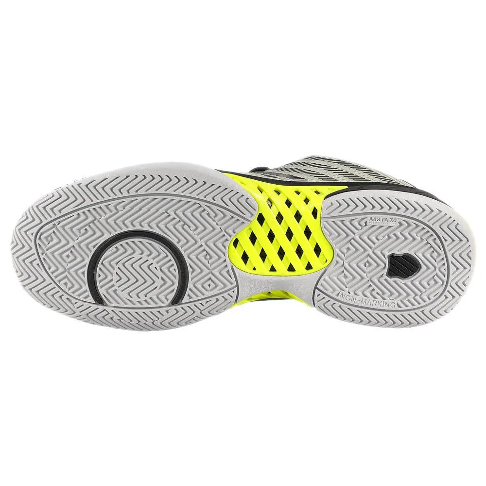 K-Swiss Men's Hypercourt Express 2 - Micro Chip/Black cool tones Quick Adjustment