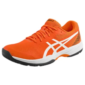 Asics Men's Gel-Game 9 - Pickleball - Shocking Orange/White Foot Arch Support