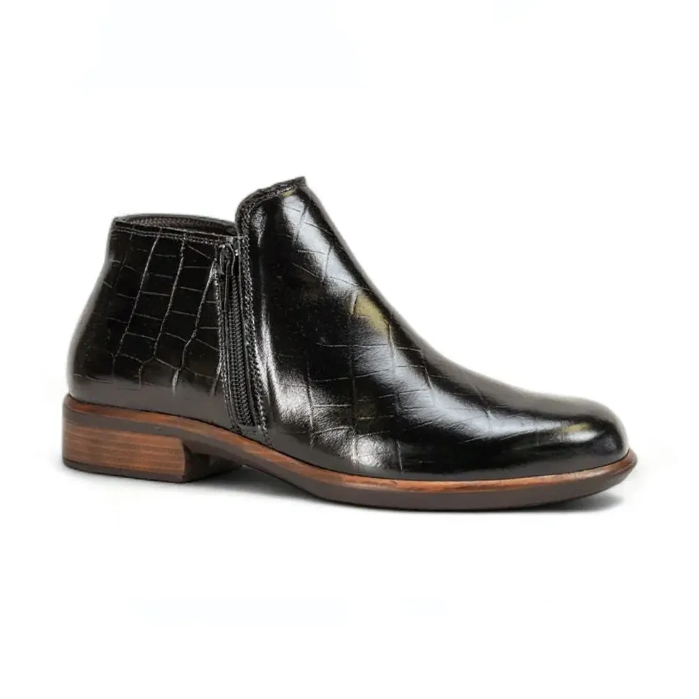 Helm Bootie (26030) - Ink Leather/Midnight Blue Suede Motion Boost Fit Flex