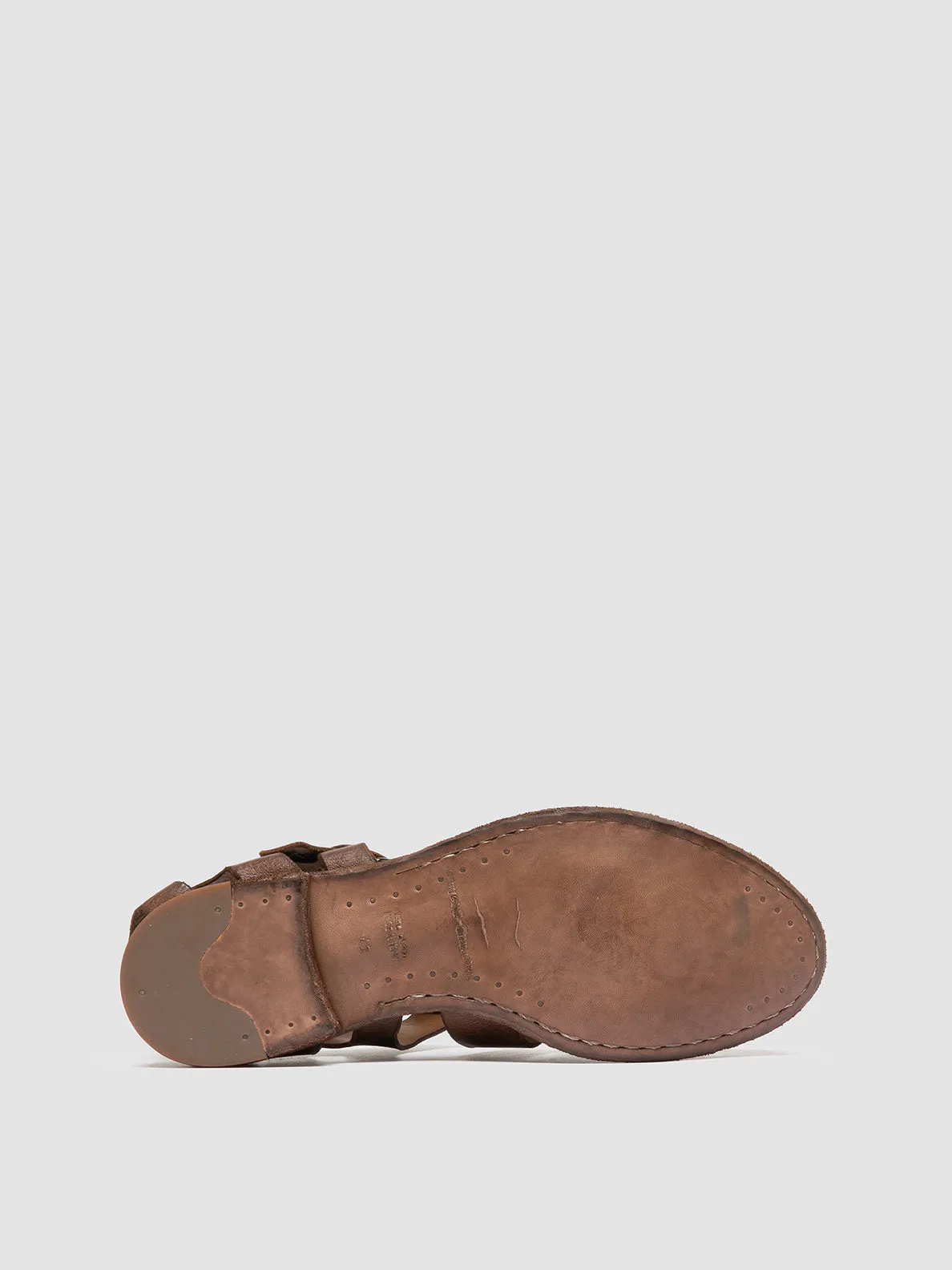 High Traction ARCHIVE 521 - Brown Leather Sandals