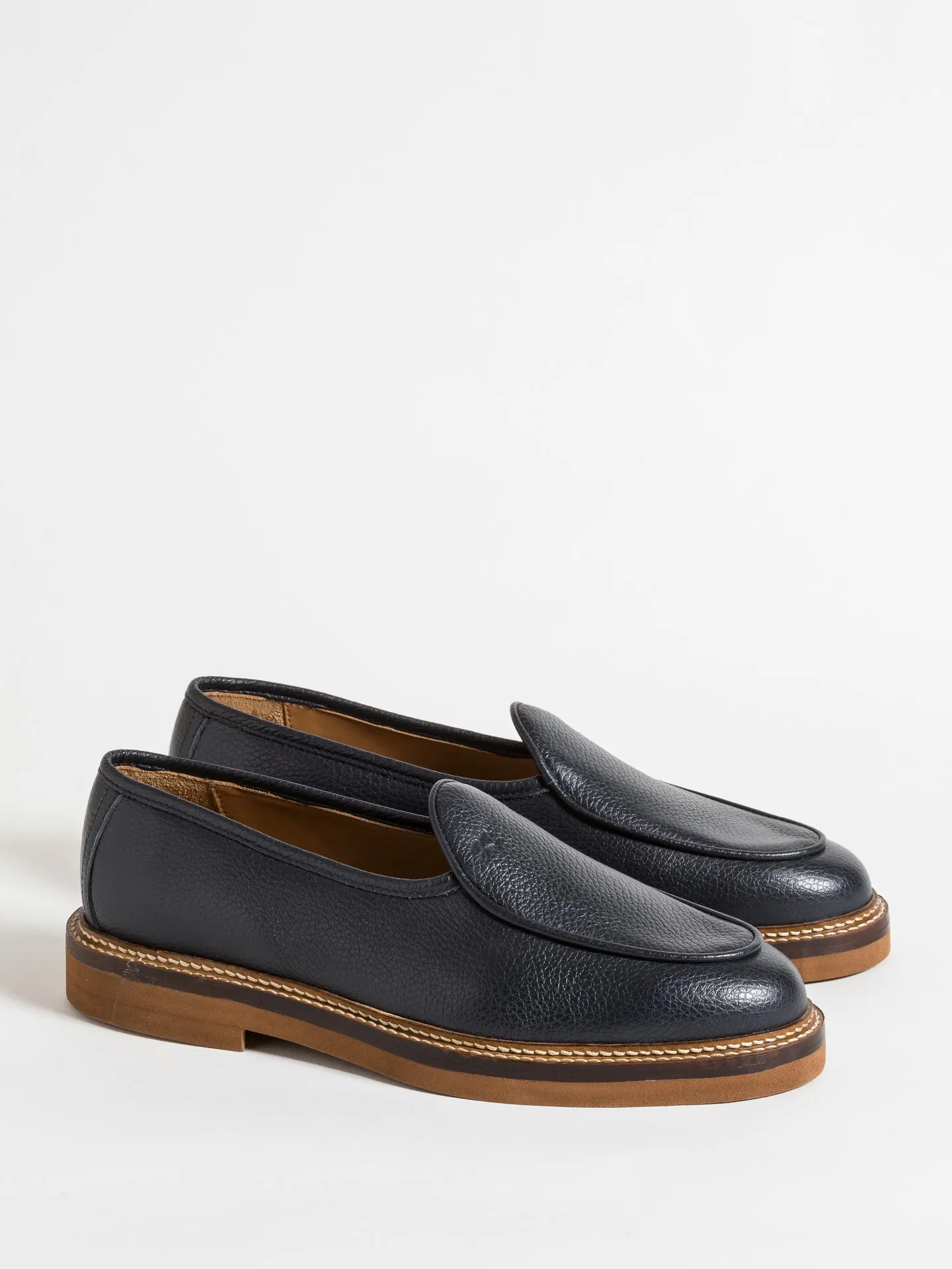 Everyday Walking Comfort Venetian Style LEX GRAINED NAVY