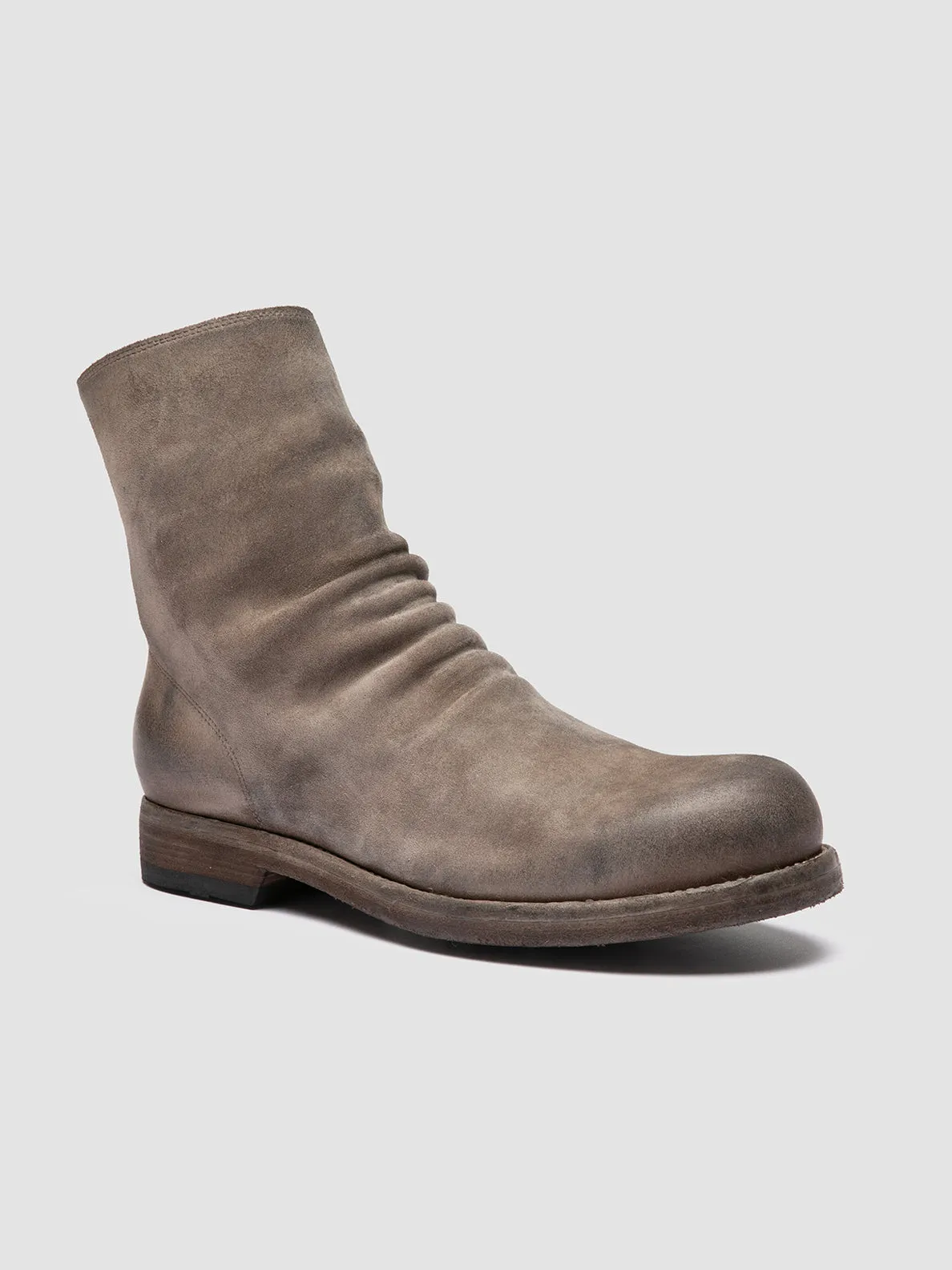 Shock-absorbent materials Effortless Glide BULLA DD 103 - Grey Suede Zipped Boots