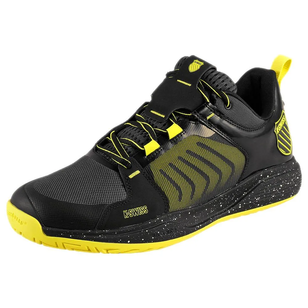 K-Swiss Men's Ultrashot Team - Black/Tennis Yellow All-day lining All Day Fit
