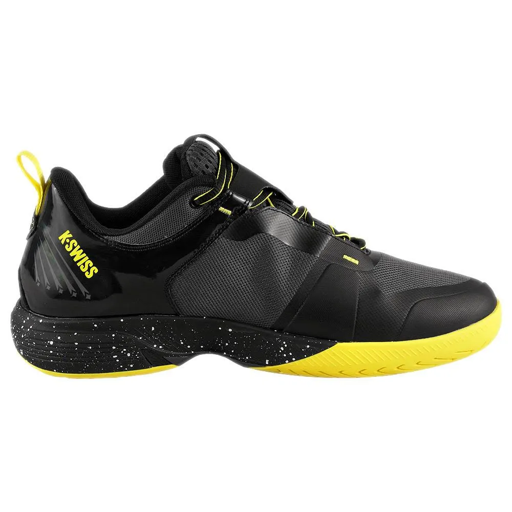 K-Swiss Men's Ultrashot Team - Black/Tennis Yellow Slip-resistant durability