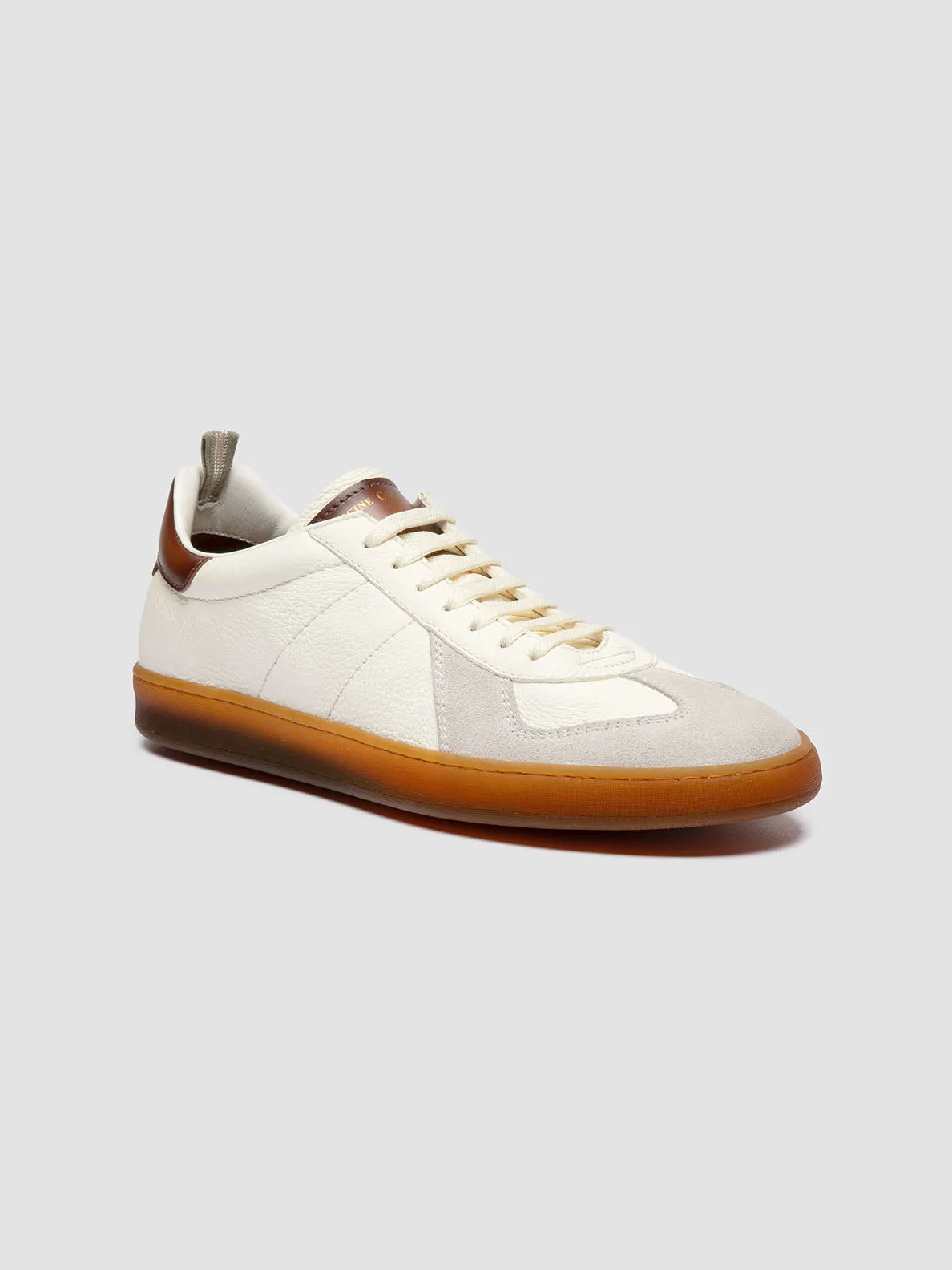 MILITIA 001 - White Leather Sneakers Style Motion
