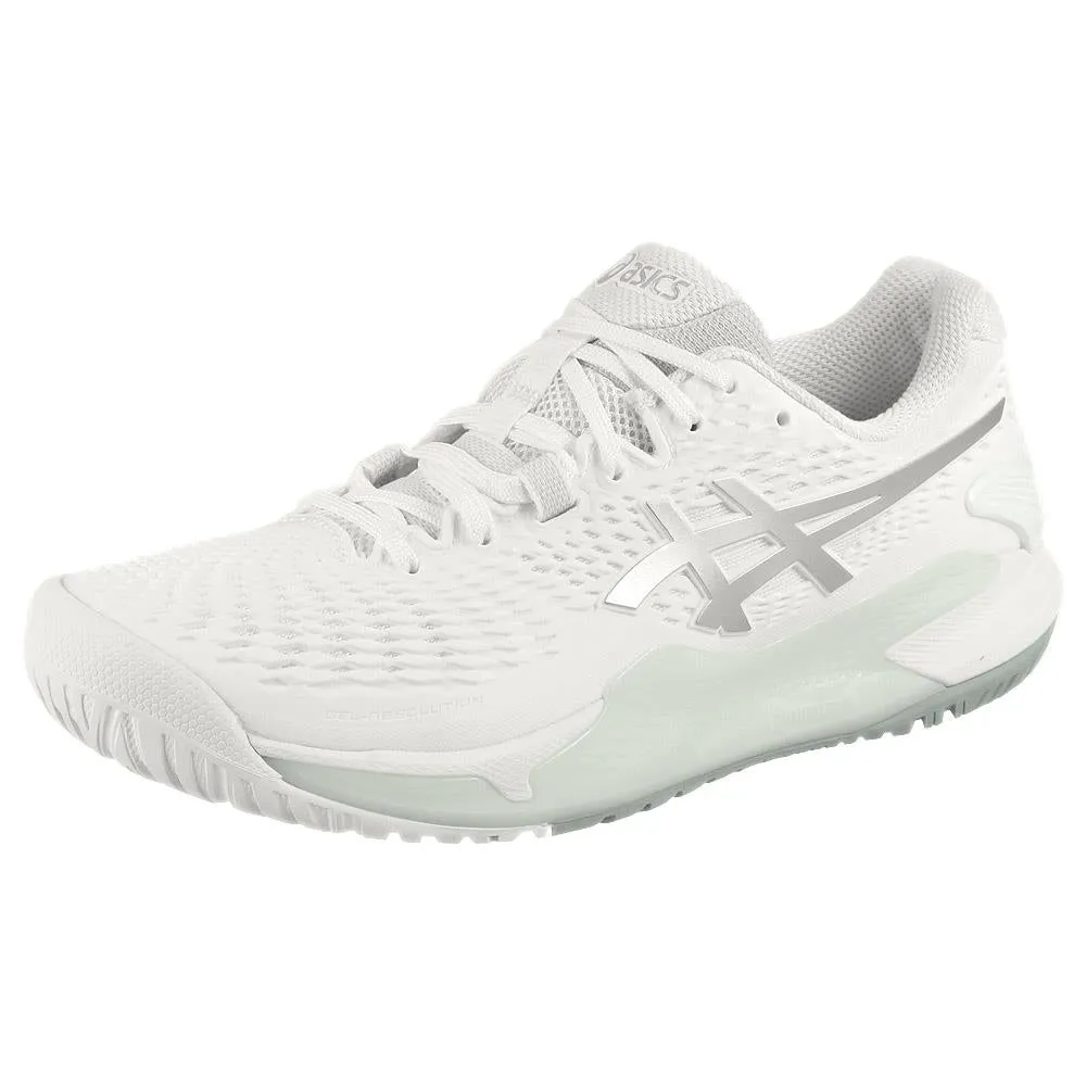 Everyday Style Asics Women's Gel-Resolution 9 - White/Pure Silver