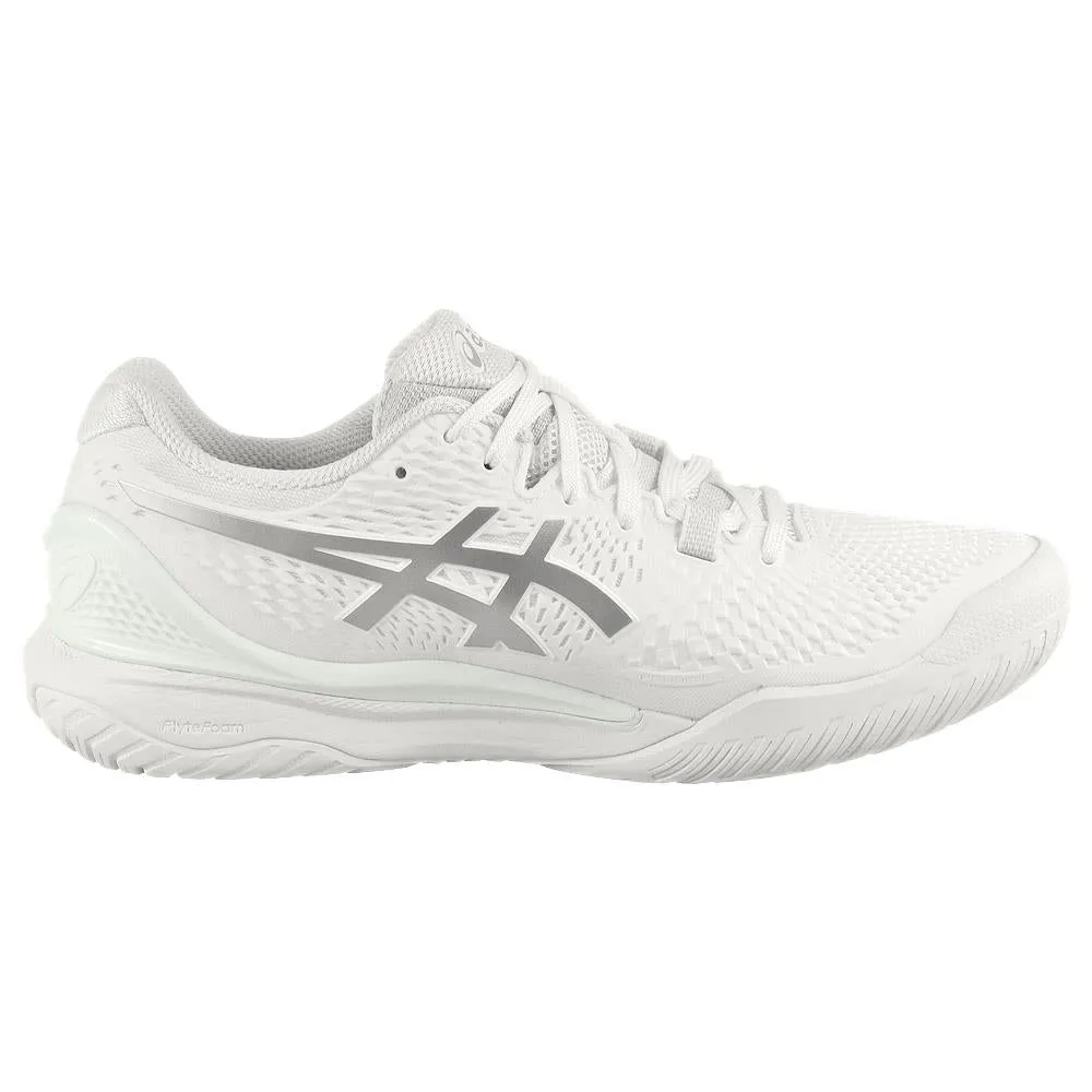 Asics Women's Gel-Resolution 9 - White/Pure Silver Light Step Workout Session