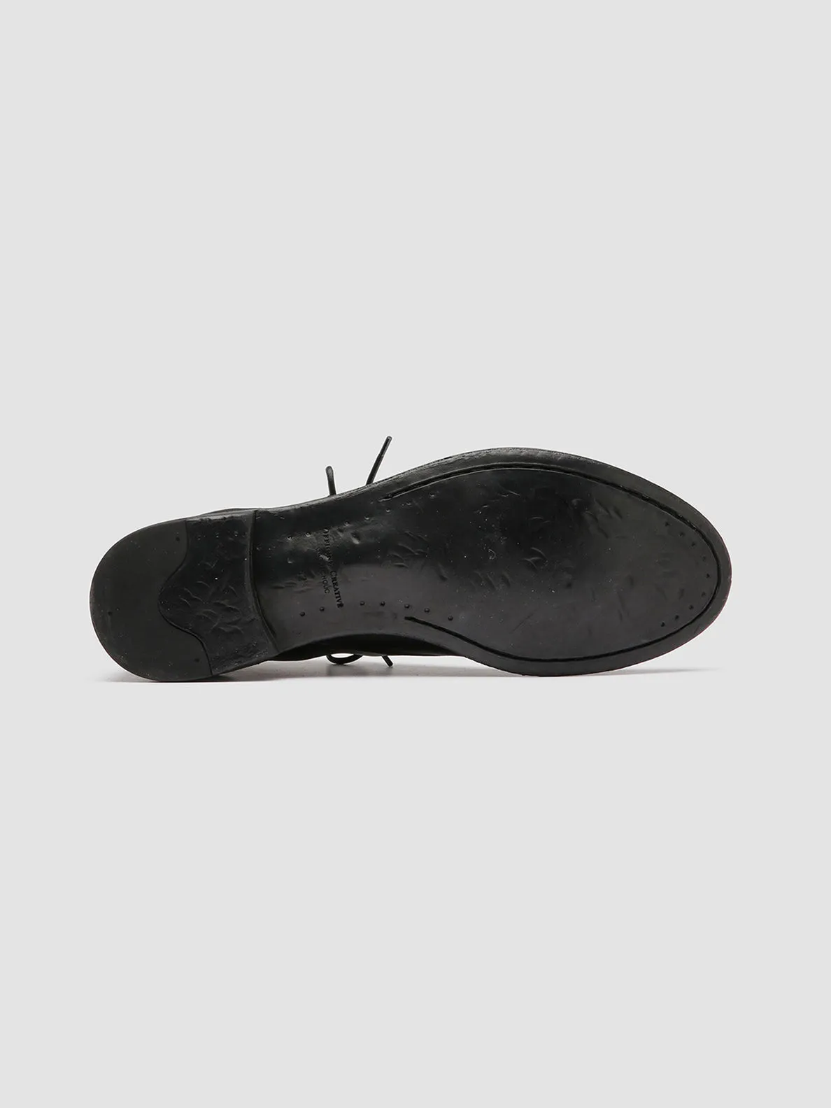 Non-Slip Sole Jump High ARC 513 - Black Leather Ankle Boots