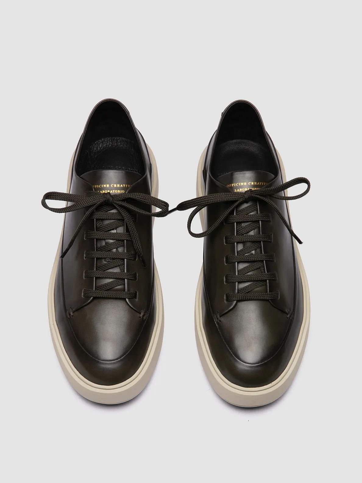 Urban Cool Flexible Arch RELEASE 001 - Green Leather Sneakers