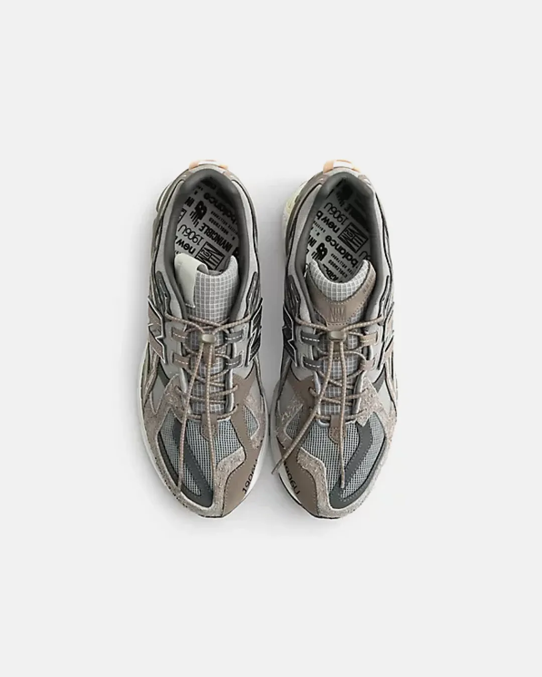 spandex - feature shoes EVA - midsole - comfort - cushion shoes INVINCIBLE x N.HOOLYWOOD x New Balance M1906NIH ??Grey Titan?? Sneakers
