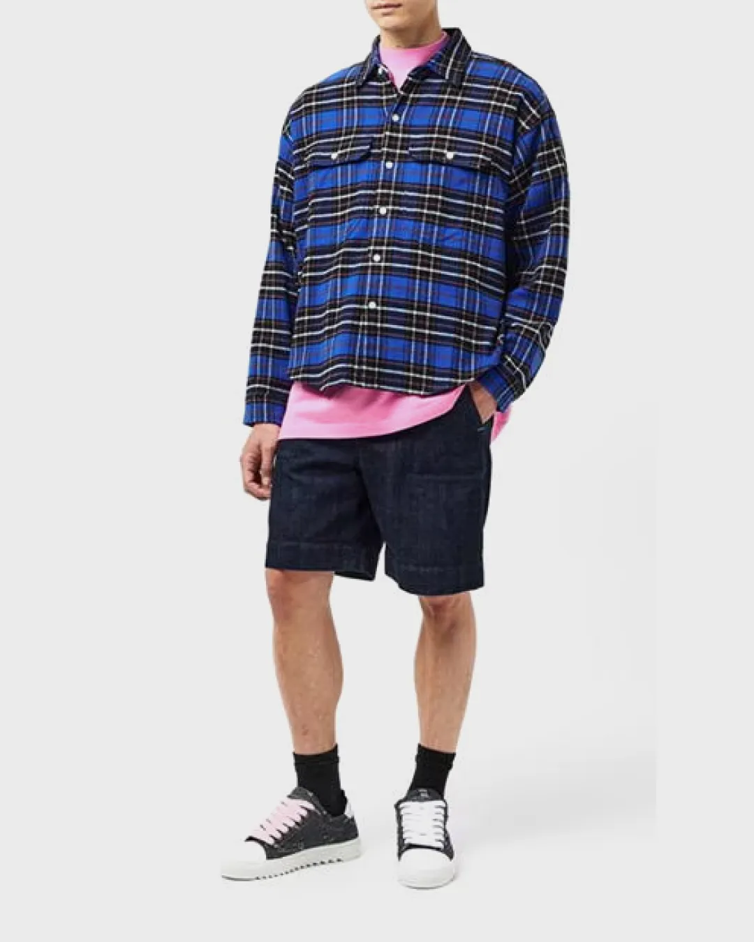 Numeri? Atelier ??Pink Denim?? Sneakers running in the evening shoes