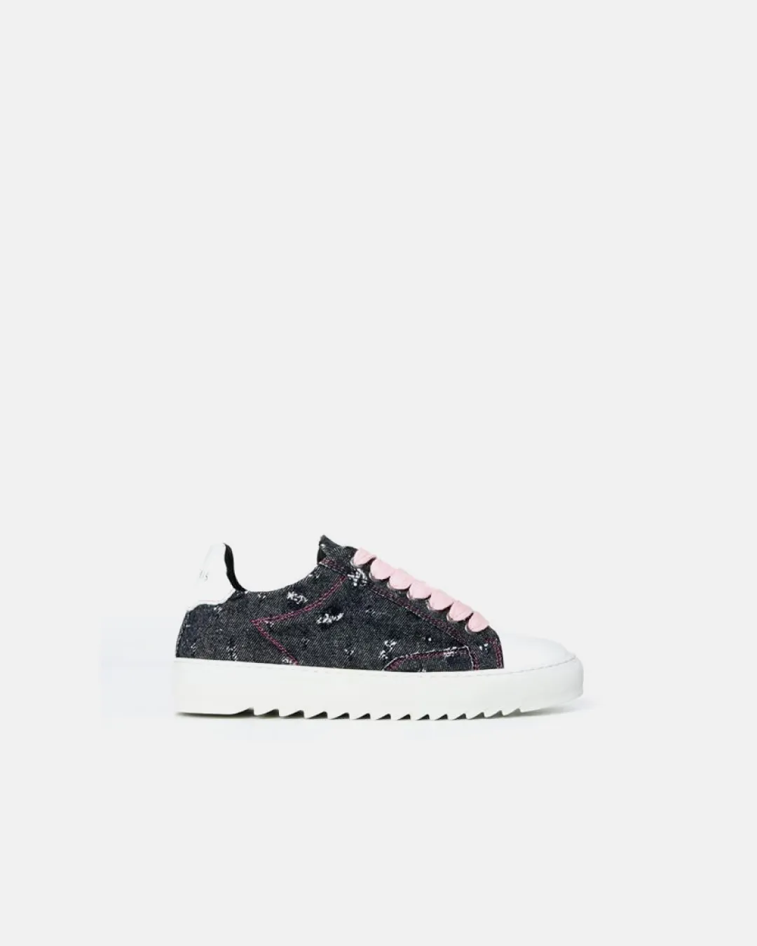 Numeri? Atelier ??Pink Denim?? Sneakers Track spikes alternative