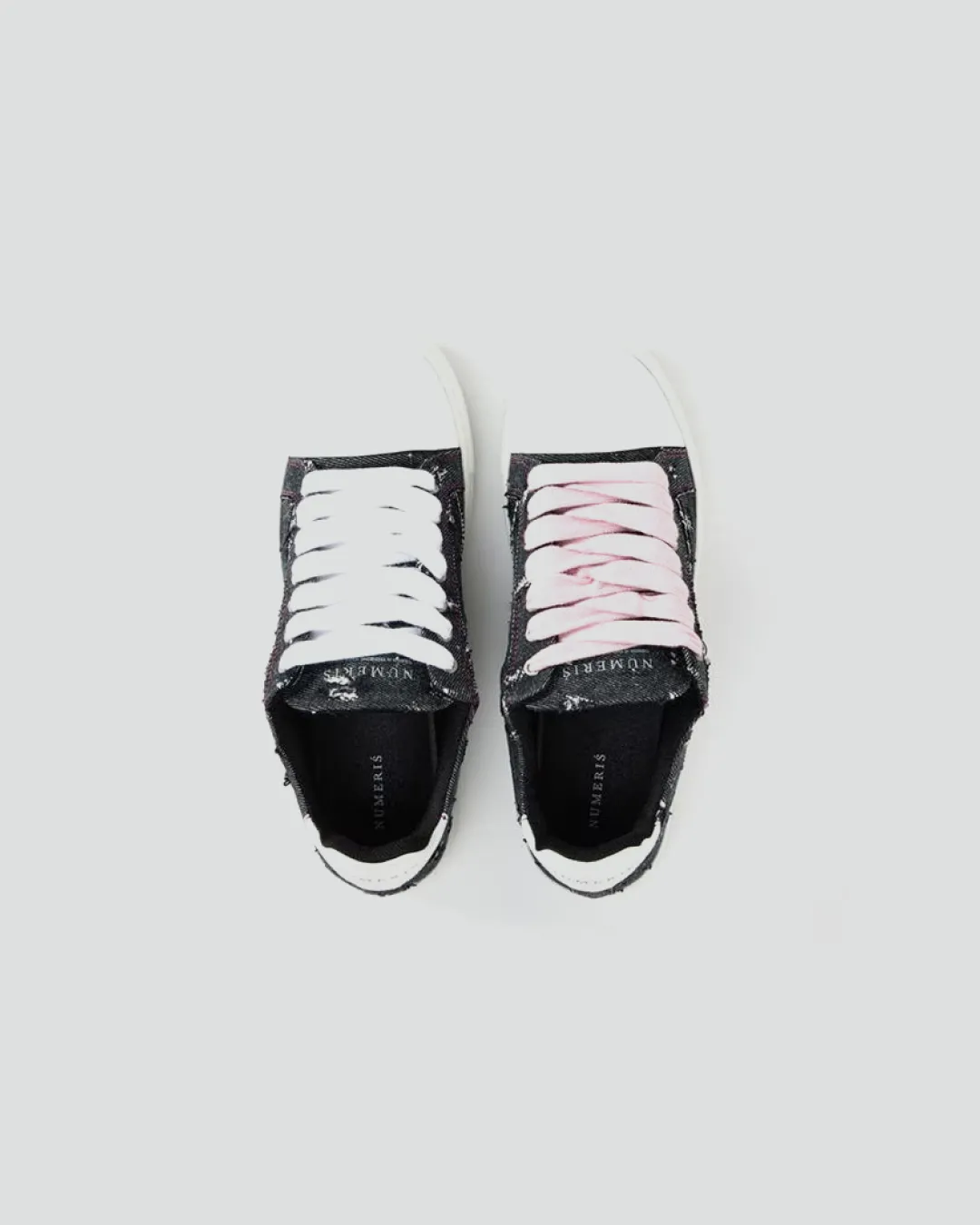 Numeri? Atelier ??Pink Denim?? Sneakers Color Play