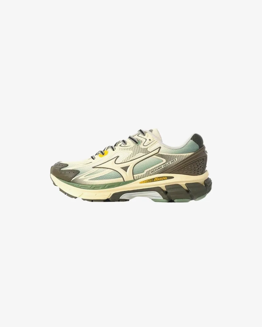 Jungle Path Mizuno Halo Mix Green Yellow Sneakers